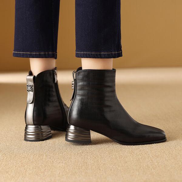 Handcrafted Leather Women's Shoes: Elegant, Luxurious, and High-Quality(Exinyimeik877)