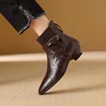 Luxury Handcrafted Genuine Leather Women's Shoes: Elegance Redefined(Exinyimeik878)