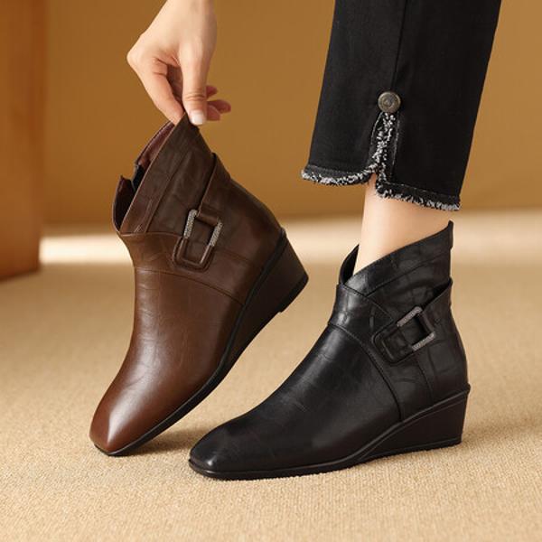 Luxurious Handmade Leather Shoes for Elegant Women(Exinyimeik879)