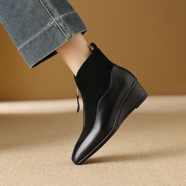 Handcrafted Luxury Leather Women's Shoes - Elegant Craftsmanship(Exinyimeik881)