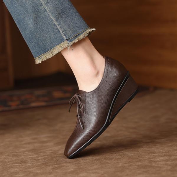 Elegant Handmade Leather Women's Shoes: Luxury Craftsmanship & Quality(Exinyimei887)