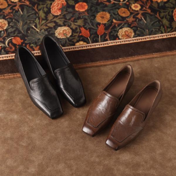 Exquisite Handmade Genuine Leather Women’s Shoes: Luxurious Elegance & Craftsmanship(Exinyimeik889)