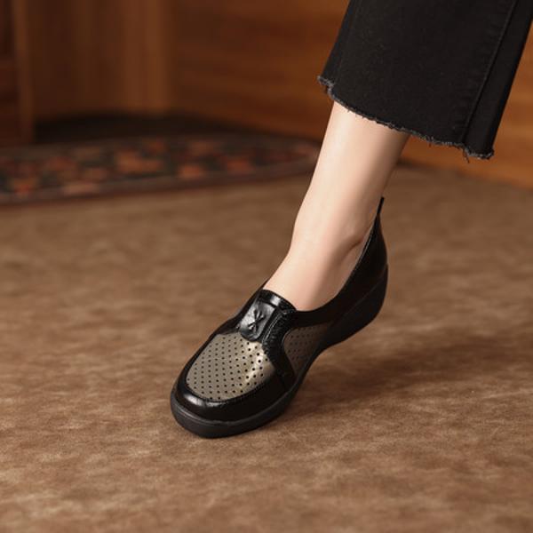 Handcrafted Luxury Leather Women's Shoes with Exquisite Craftsmanship(Exinyimeik892)