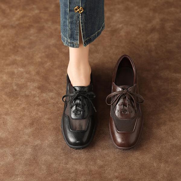 Elegant Handcrafted Genuine Leather Women's Shoes - Luxury Quality(Exinyimeik893)