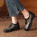 Elegant Handmade Leather Women's Shoes - Luxurious Craftsmanship(Exinyimeik896)