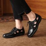 Elegant Handmade Leather Women’s Shoes - Luxurious Craftsmanship(Exinyimeik898)