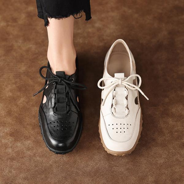 Elegant Handmade Leather Women’s Shoes - Luxurious Craftsmanship(Exinyimeik898)