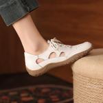 Elegant Handmade Leather Women’s Shoes - Luxurious Craftsmanship(Exinyimeik898)