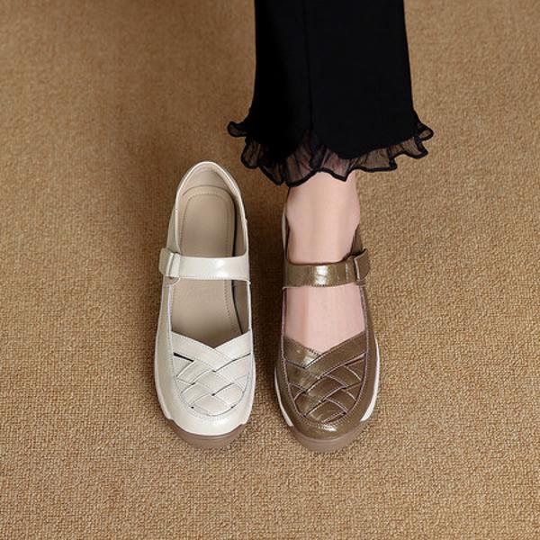 Handcrafted Luxury Leather Shoes for Elegant Women(Exinyimeik901)