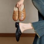 Luxurious Handmade Leather Women's Shoes: Exquisite Craftsmanship & Elegance(Exinyimeik908)