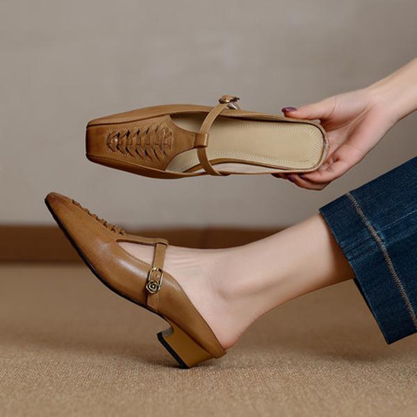 Luxury Handcrafted Leather Women’s Shoes, Elegance Redefined(Exinyimeik906)