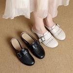 Elegant Handmade Leather Women's Shoes of Luxury Craftsmanship(Exinyimeik909)