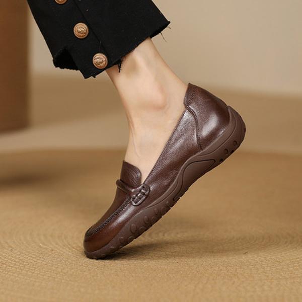 Handcrafted Luxury Leather Women's Shoes: Exquisite Elegance(Exinyimeik918)