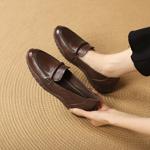 Handcrafted Luxury Leather Women's Shoes: Exquisite Elegance(Exinyimeik918)