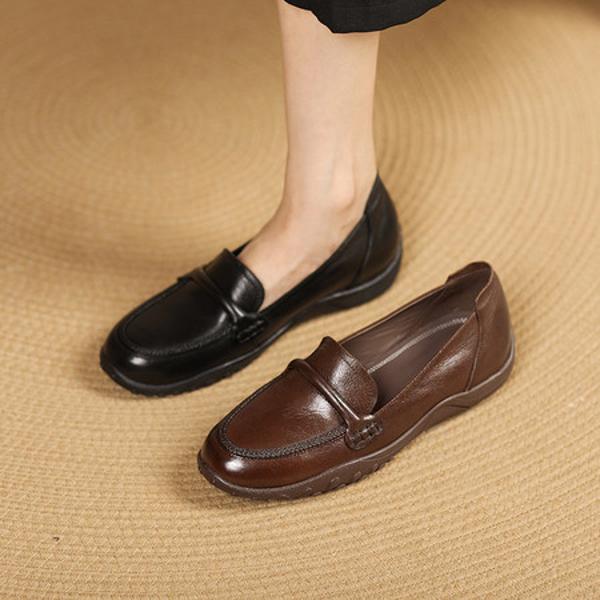 Handcrafted Luxury Leather Women's Shoes: Exquisite Elegance(Exinyimeik918)