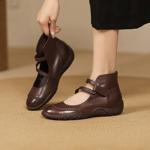 Handcrafted Luxury Leather Women's Shoes - Elegant Quality(Exinyimeik922)