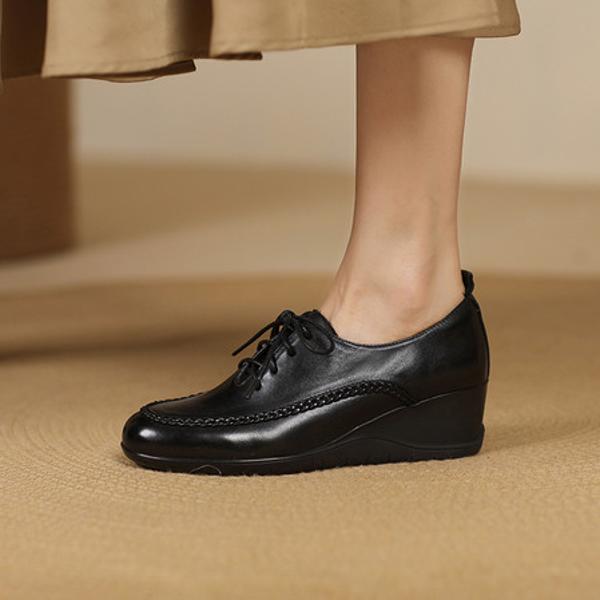 Handcrafted Genuine Leather Women's Shoes: Elegance in Every Stitch(Exinyimeik928)