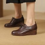 Handcrafted Genuine Leather Women's Shoes: Elegance in Every Stitch(Exinyimeik928)