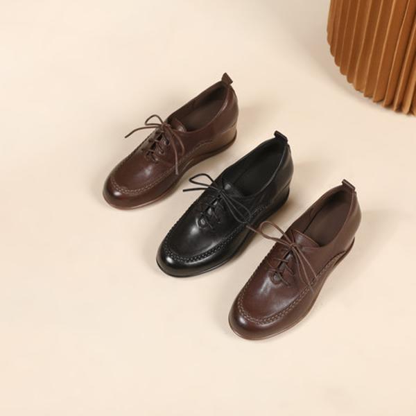 Handcrafted Genuine Leather Women's Shoes: Elegance in Every Stitch(Exinyimeik928)