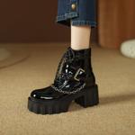 Elegantly Crafted Genuine Leather Women's Shoes: Luxury at Its Finest(EyunshangxtM2037-1)