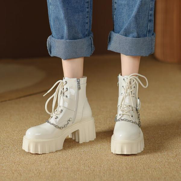 Elegantly Crafted Genuine Leather Women's Shoes: Luxury at Its Finest(EyunshangxtM2037-1)