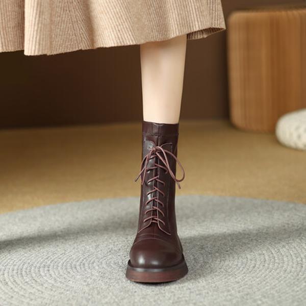 Handcrafted Genuine Leather Women's Shoes: Luxurious Elegance & Superior Craftsmanship(EyunshangxtM855-1)