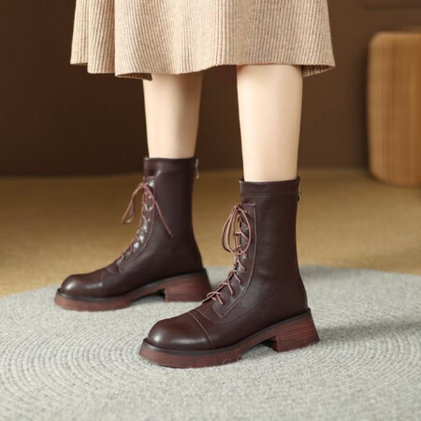 Handcrafted Genuine Leather Women's Shoes: Luxurious Elegance & Superior Craftsmanship(EyunshangxtM855-1)