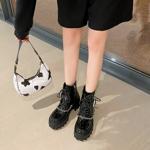 Handcrafted Leather Women's Shoes: Elegant Luxury Quality(Eyunshangxy2037)