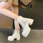 Handcrafted Leather Women's Shoes: Elegant Luxury Quality(Eyunshangxy2037)