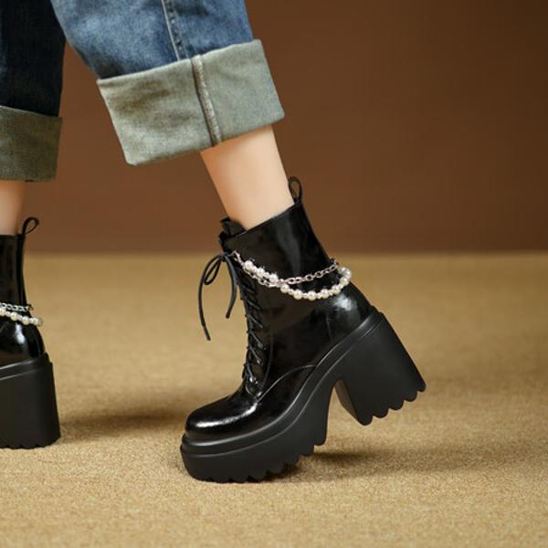 Luxury Handcrafted Leather Women's Shoes - Elegance Redefined(EyunshangxysC2966)