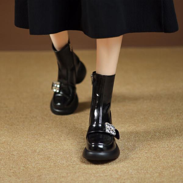 Handcrafted Luxury Leather Women's Shoes: Elegant Artistry and Quality(EyunshangxysC2969)