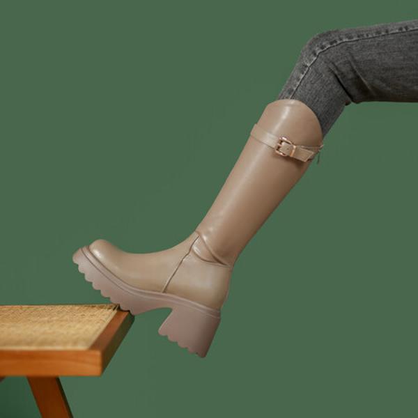 Handcrafted Luxury Leather Women's Shoes: Elegant Craftsmanship & Quality(EyunshangxysL8107)