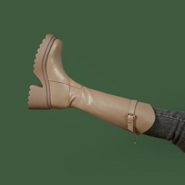 Handcrafted Luxury Leather Women's Shoes: Elegant Craftsmanship & Quality(EyunshangxysL8107)