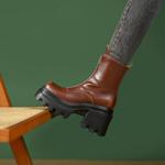 Elegant Handcrafted Genuine Leather Women’s Shoes of Luxury Quality(EyunshangxysZ2628)