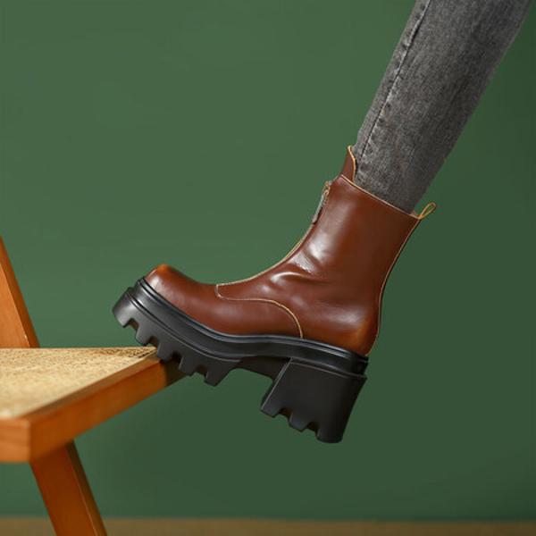 Elegant Handcrafted Genuine Leather Women’s Shoes of Luxury Quality(EyunshangxysZ2628)