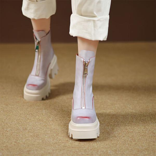 Elegant Handcrafted Genuine Leather Women’s Shoes of Luxury Quality(EyunshangxysZ2628)