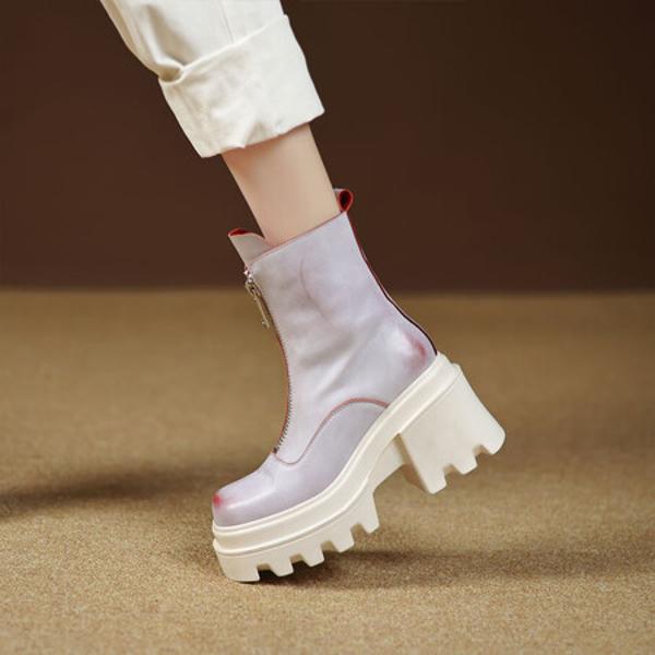 Elegant Handcrafted Genuine Leather Women’s Shoes of Luxury Quality(EyunshangxysZ2628)