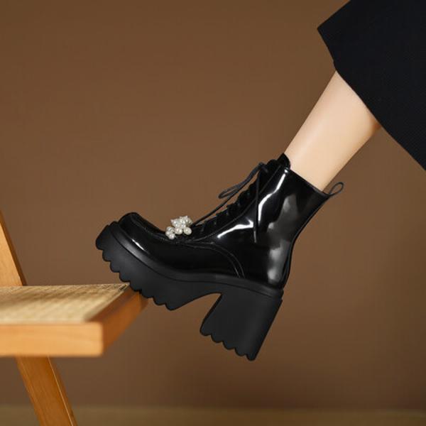 Handcrafted Luxury Leather Women's Shoes - Exquisite Quality & Elegant Design(EyunshangxysC2973-4)