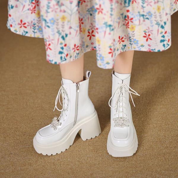 Handcrafted Luxury Leather Women's Shoes - Exquisite Quality & Elegant Design(EyunshangxysC2973-4)