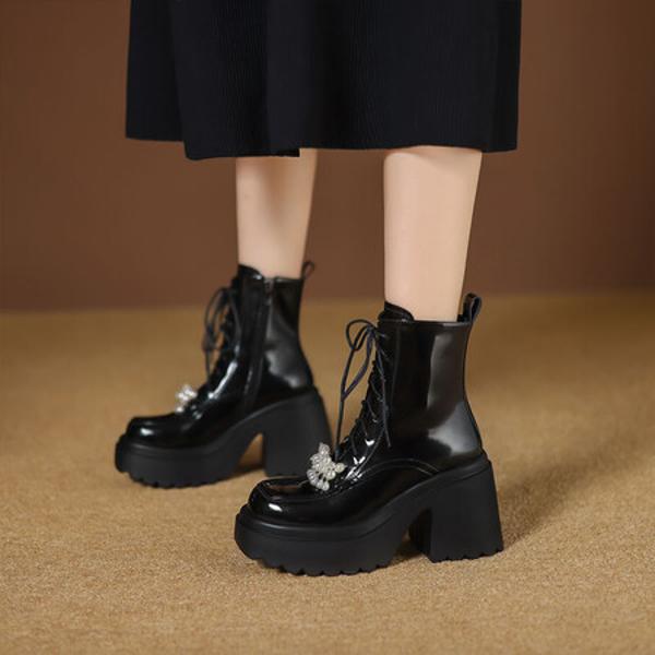 Handcrafted Luxury Leather Women's Shoes - Exquisite Quality & Elegant Design(EyunshangxysC2973-4)