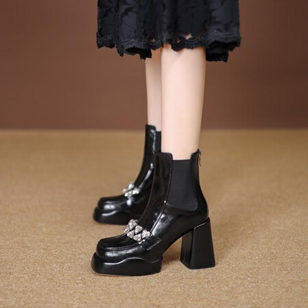 Exquisite Handcrafted Leather Women's Shoes: A Blend of Luxury and Elegance(EyunshangxCA2986)