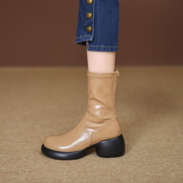 Handcrafted Genuine Leather Women's Shoes - Luxurious Elegance and Superior Craftsmanship(EyunshangxZA2636)