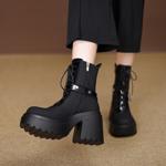 Handcrafted Leather Women’s Shoes: Elegant Artistry & Luxury Quality(EyunshangxCA2988-1)