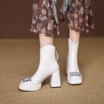 Exquisite Handcrafted Leather Women's Shoes: Luxury Elegance Redefined(EyunshangxCA2993)