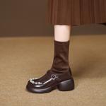 Handcrafted Luxury Leather Women’s Shoes(EyunshangxCA2301)