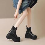 Handcrafted Leather Women's Shoes: Luxury Crafted Elegance(EyunshangxMA3117)