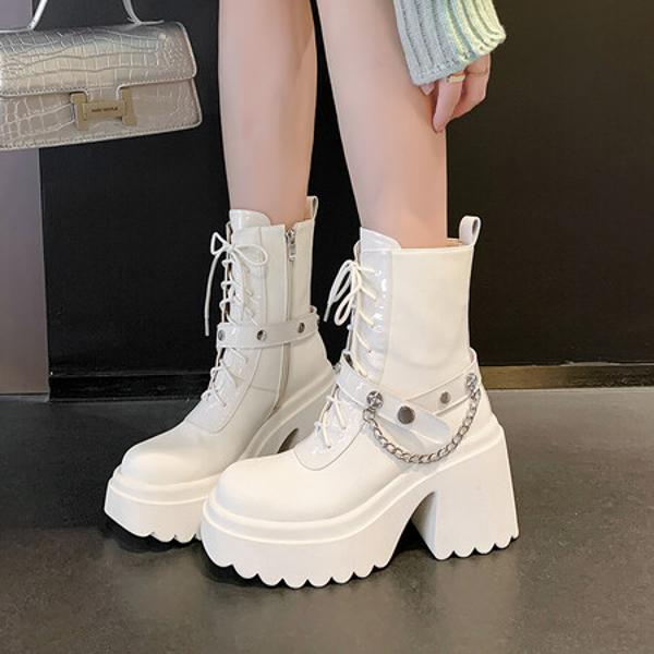 Handcrafted Leather Women's Shoes: Luxurious Elegance(EyunshangxZC2988)