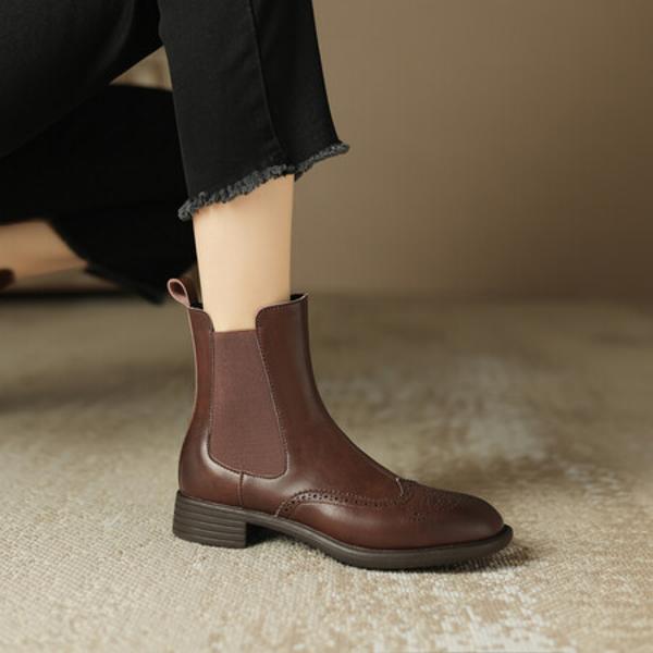 Handcrafted Luxury Leather Women's Shoes with Elegant Craftsmanship(EyunshangxZC2316)