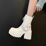 Handcrafted Leather Women's Shoes: Elegant Luxury(EyunshangxCAS2988)