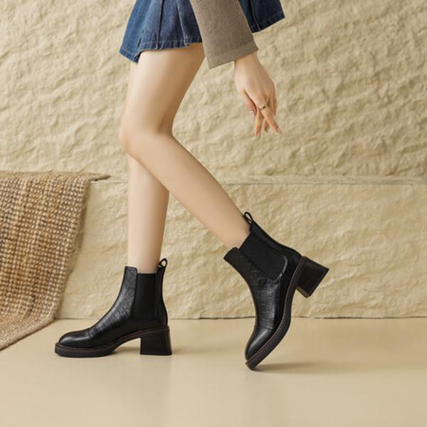 Handcrafted Luxury Leather Women's Shoes - Elegant Quality(EyunshangxYSC2325)